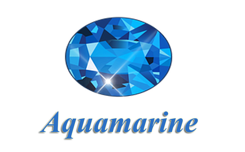 Aquamarine फरवरी, मार्च और अक्टूबर का भाग्यशाली रत्न